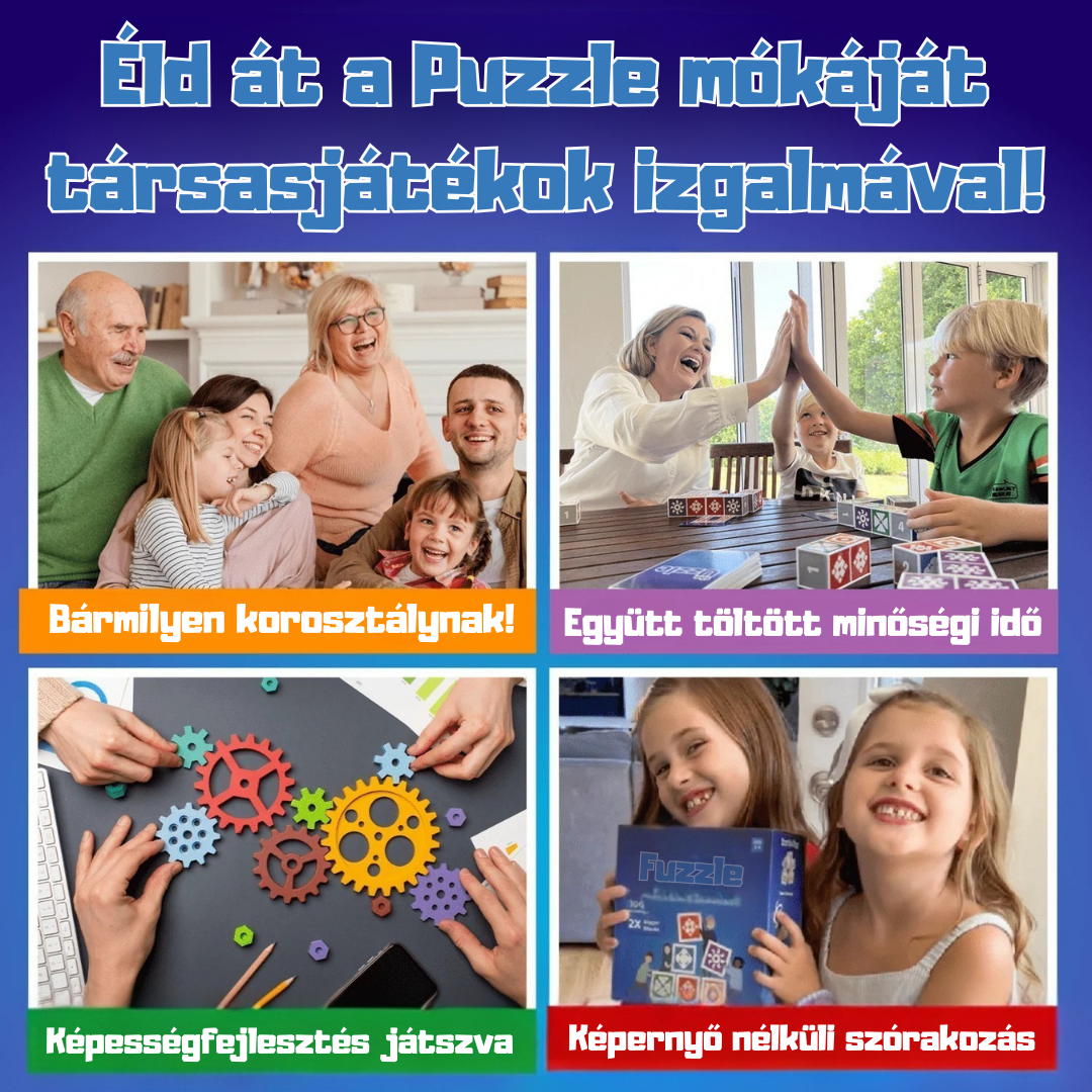 Fuzzle - Puzzle, ami társasjátékká változik!