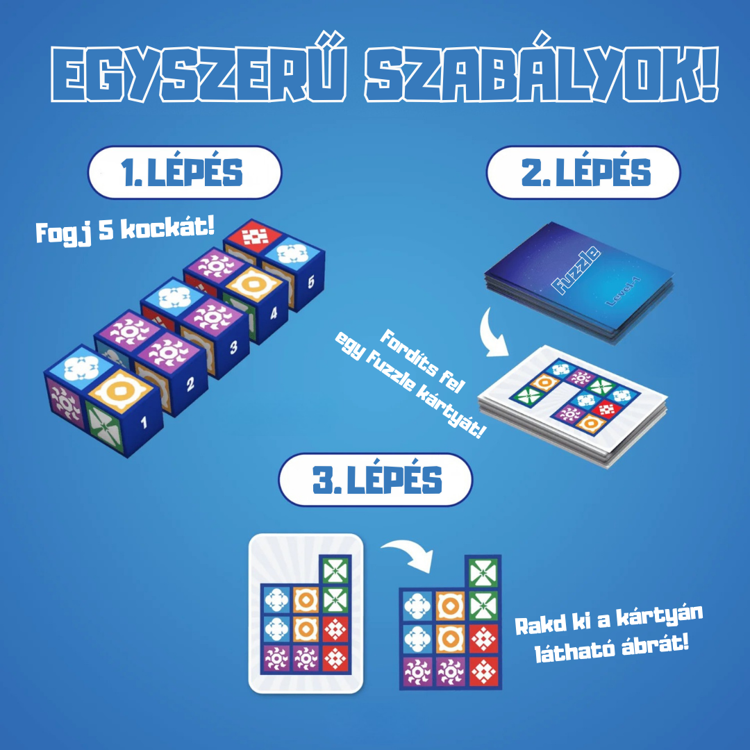 Fuzzle - Puzzle, ami társasjátékká változik!